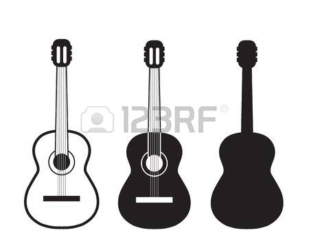 450x349 Guitar Clipart Symbol