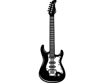 Guitar Outline Printable | Free download on ClipArtMag