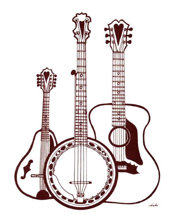 600x770 Instrument Clipart Country Guitar