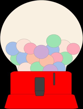350x459 Fresh Gumball Clipart