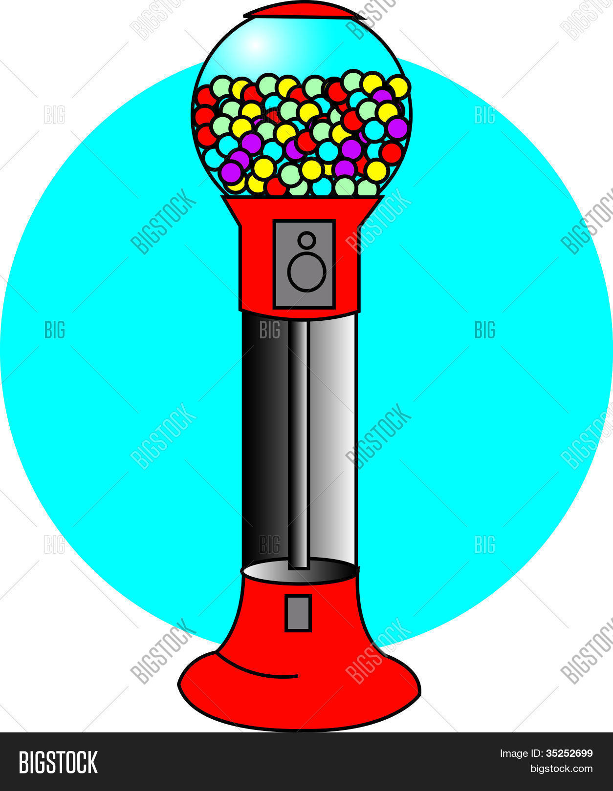 1254x1620 Gumball Machine Clip Art Vector Amp Photo Bigstock