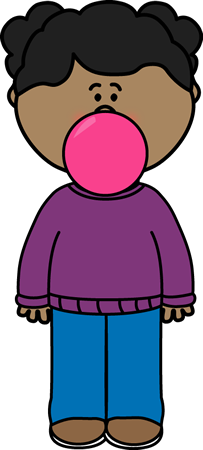 203x450 Bubble Gum Clip Art