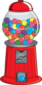 148x300 Chewing Gum Clipart Gumball Machine