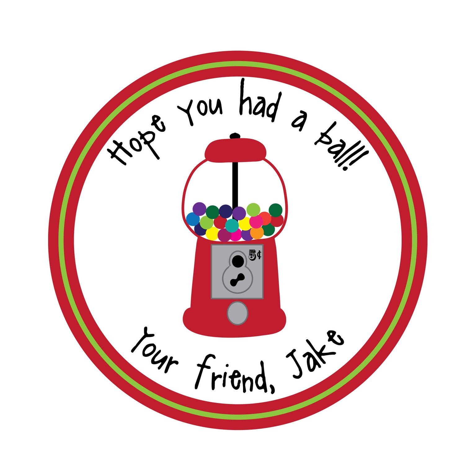 1500x1500 Quote Gumball Machine Clipart