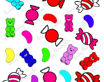 340x270 Candy Clip Art Etsy