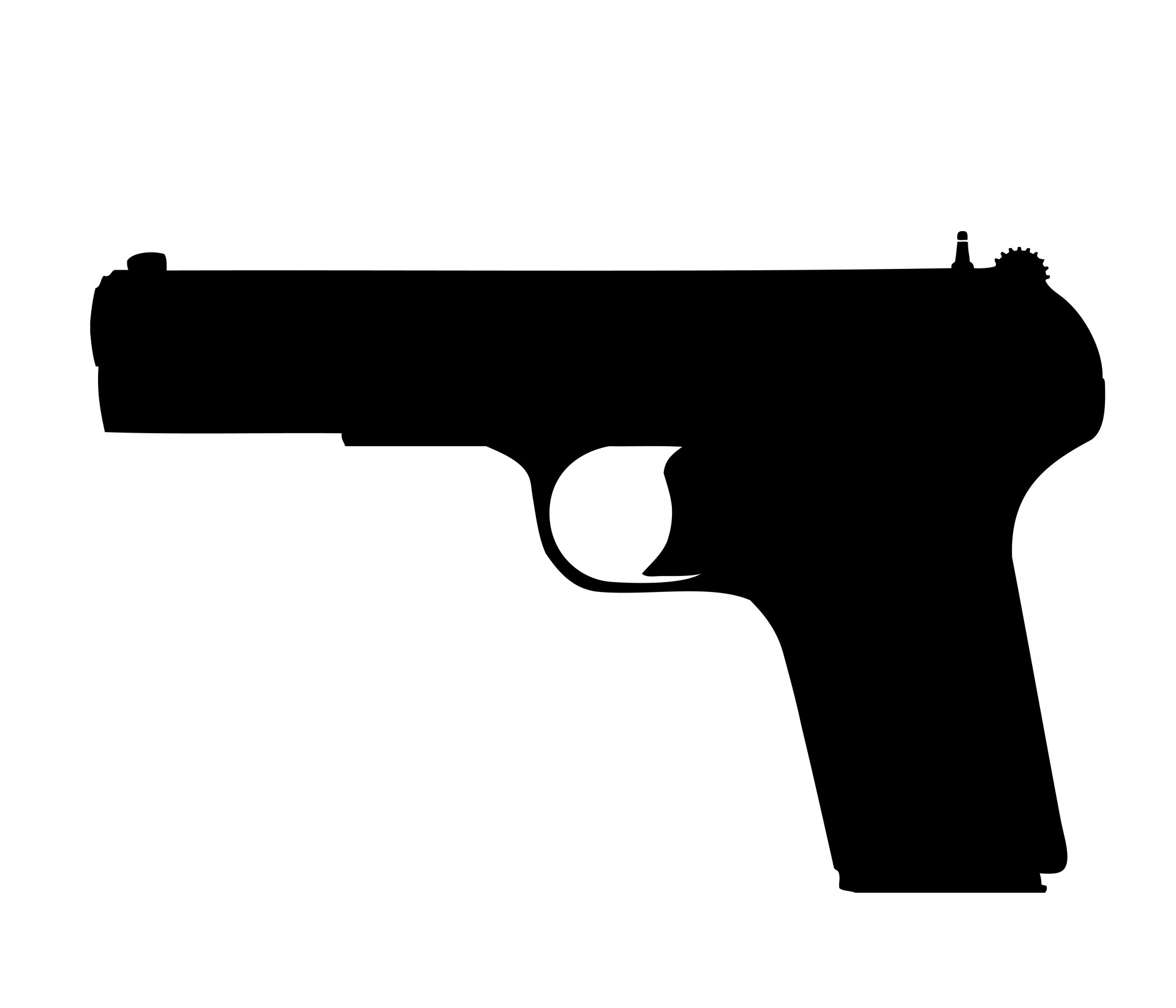 1920x1645 Gun, Pistol Clipart Free Stock Photo