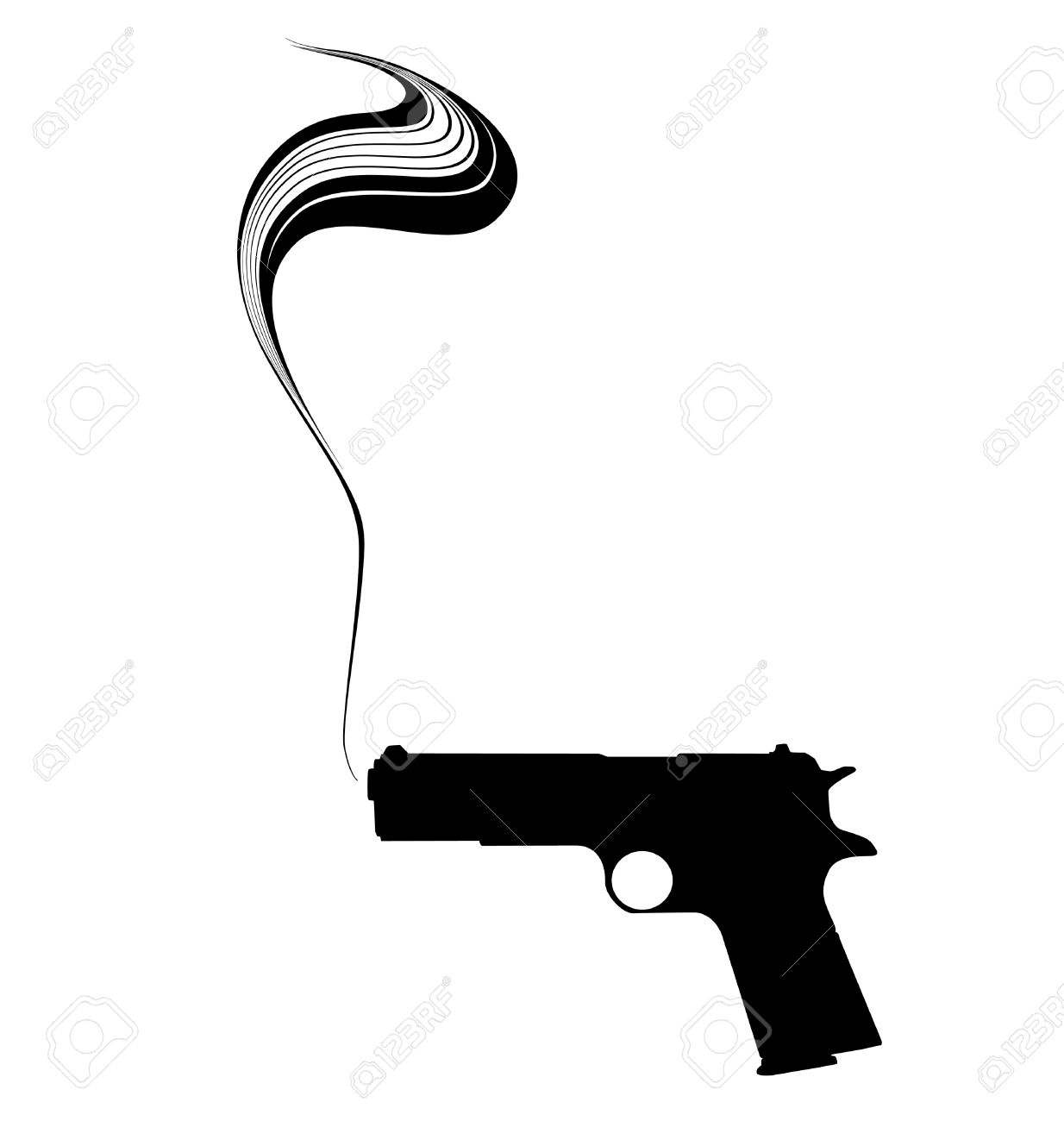 1234x1300 Weapon Clipart Smoking Gun