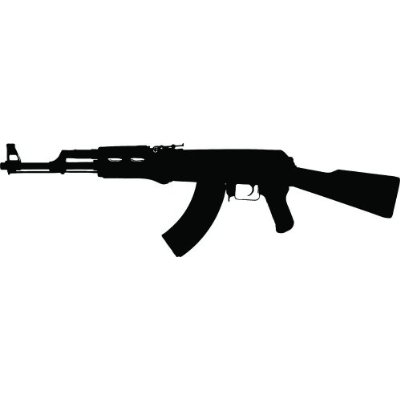 400x400 Machine Gun Clipart Ak 47