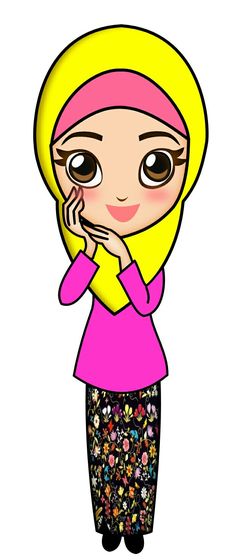 236x560 Muslim Girl Clipart