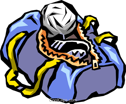 480x398 Gym Bag Royalty Free Vector Clip Art Illustration Spor0239