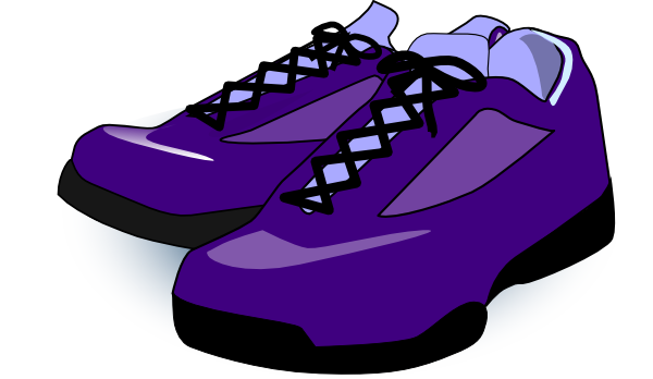600x348 Purple Shoes Clip Art