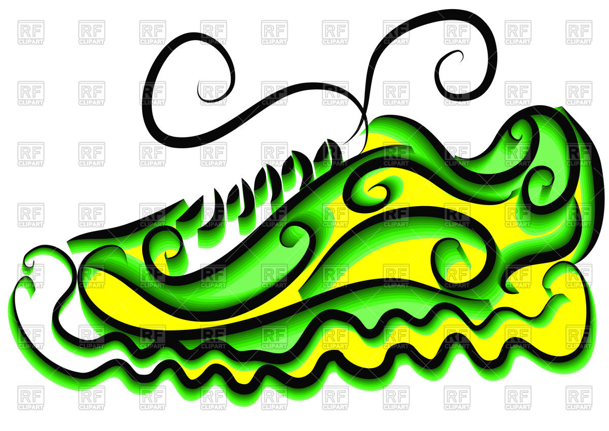 1200x849 Stylized Running Shoes