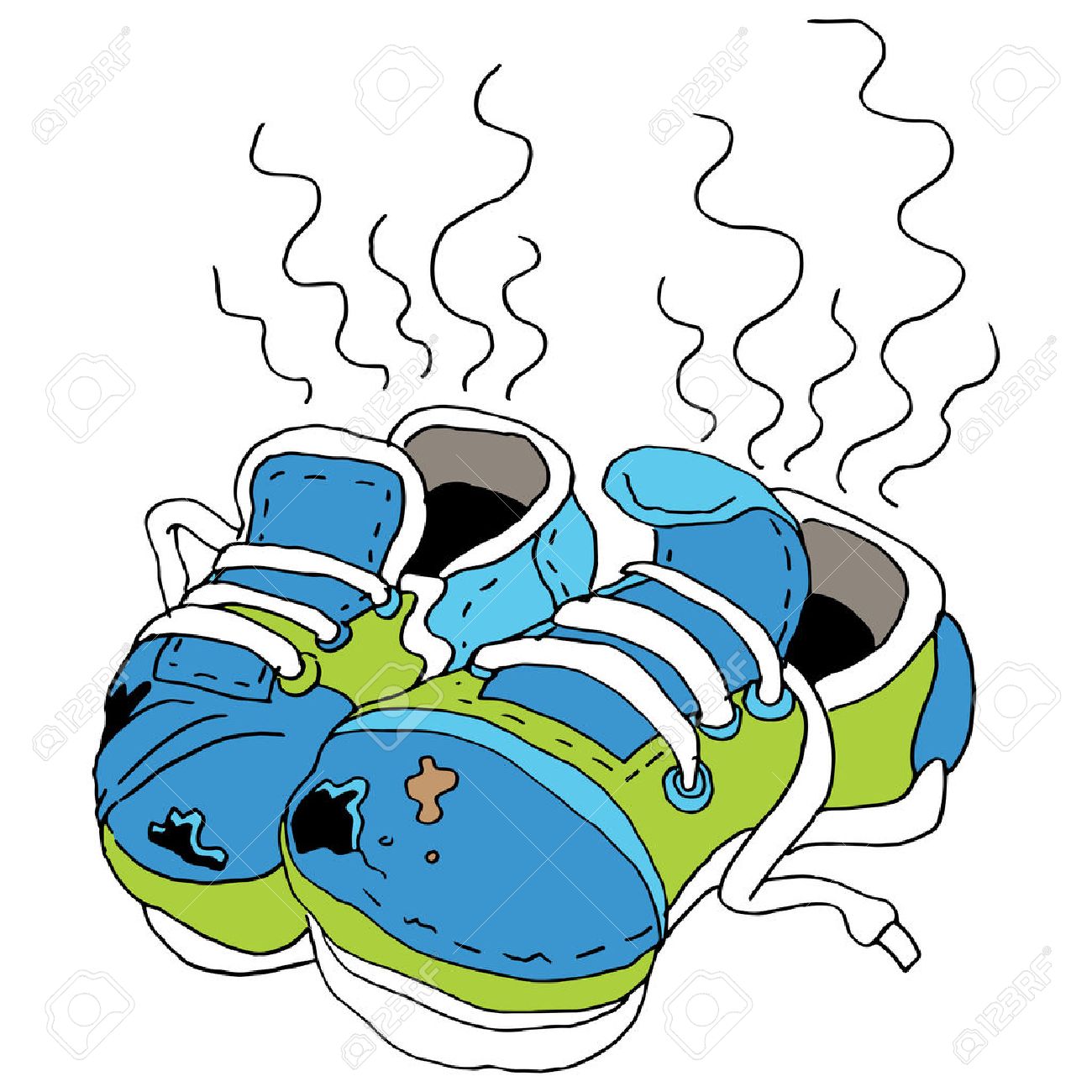 1300x1300 An Image Of Smelly Old Shoes. Royalty Free Cliparts, Vectors,