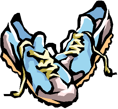 393x364 Track Shoe Shoe Clip Art Clipart Clipartcow Image