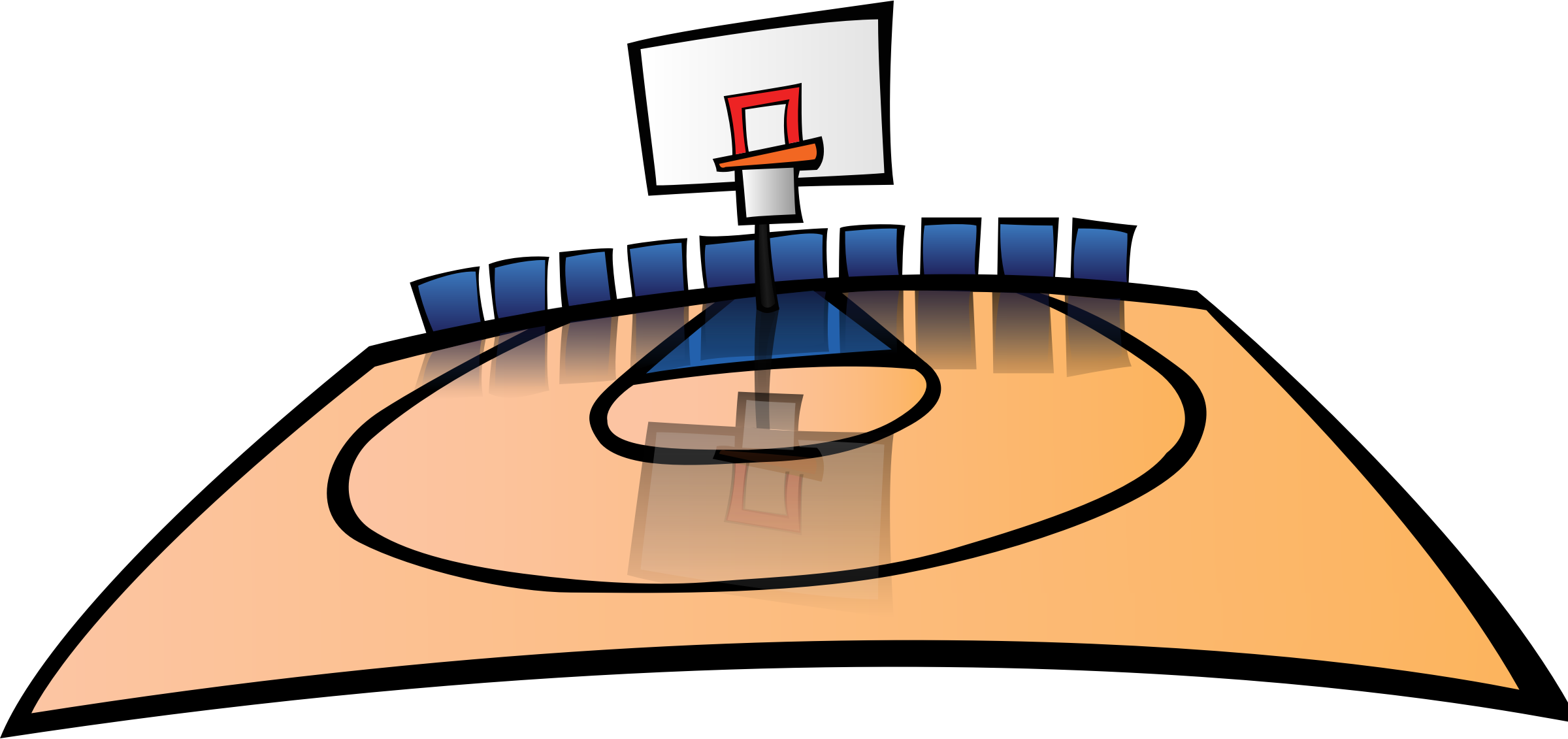 2400x1131 Top 69 Basketball Clip Art