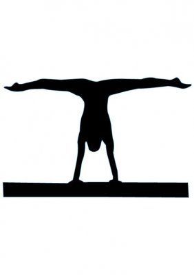 282x400 Gymnast Silhouette Clip Art 8 Cricut Gymnasts