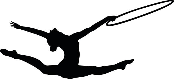 612x280 Gymnast Clipart Vector