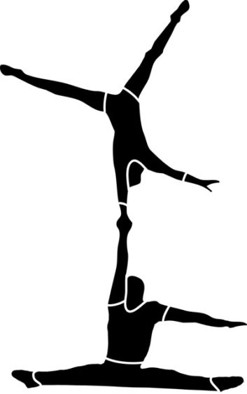353x562 Acrobatic Gymnastics Clipart, Explore Pictures
