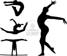 236x197 Gymnast Silhouette Clip Art 8 Of 20 Cut Up Shirts