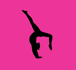300x278 Gymnast Clipart Pink