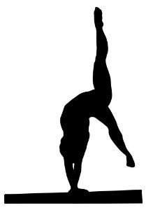 209x300 Gymnastics Clip Art Beam Clip
