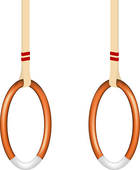 140x170 Gymnastic Rings Clip Art