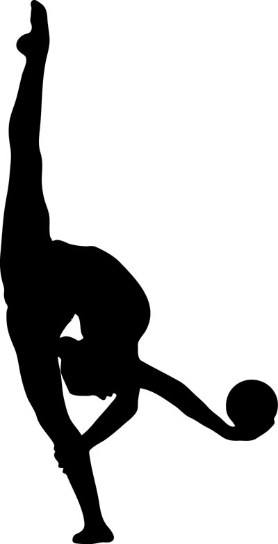 400x781 Gymnastics Clipart Rhythmic Gymnastics