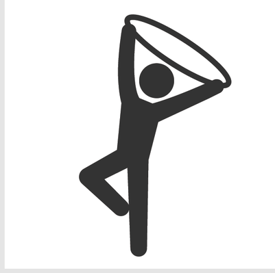 401x399 Png Gymnastics Black White Transparent Gymnastics Black