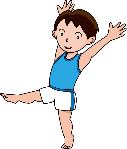 539x633 Cartoon Gymnastics Cliparts 187009