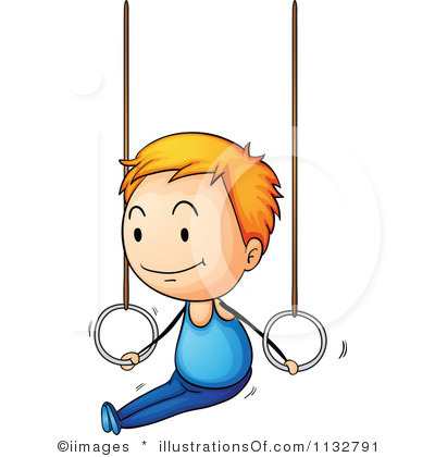 400x420 Gymnast Clipart Cartoon