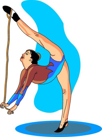 410x550 Animations Gymnastics Clipart