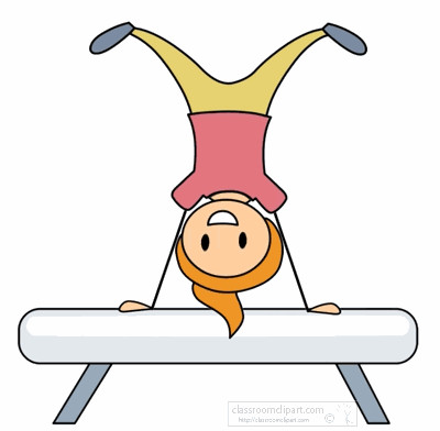 400x392 Gymnastics Clipart Animated