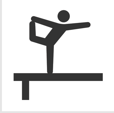401x399 Gymnastics Clipart Balance Beam