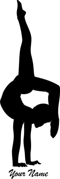 236x696 Free Printable Gymnastic Silhouettes To Use This Stock Image