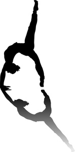 148x300 Gymnast Clipart Image