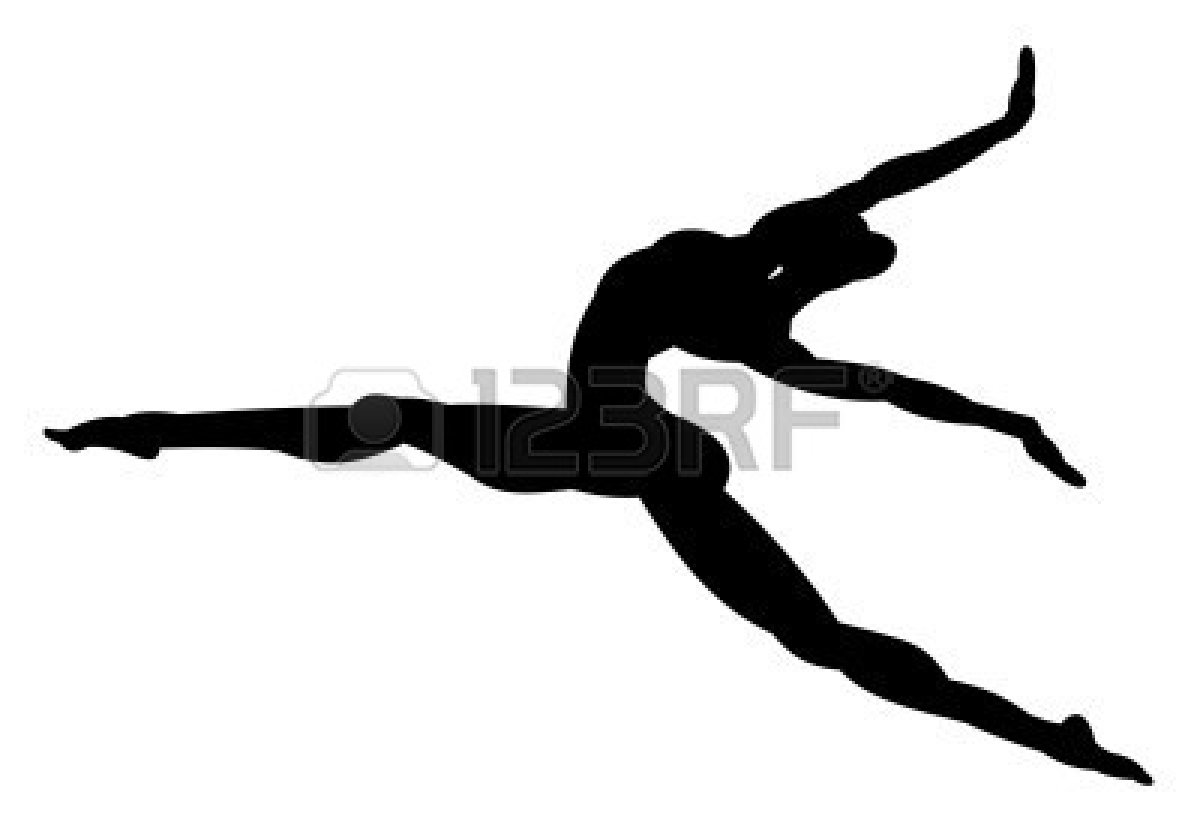 1200x840 Gymnastics Black And White Clipart Panda
