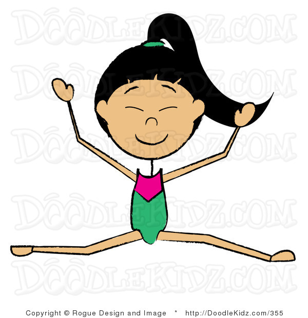 600x620 Gymnastics Kids Clipart Clipart Panda