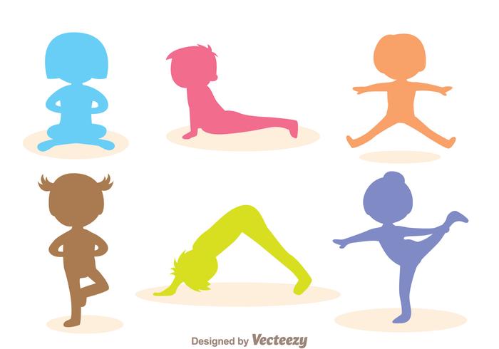 700x490 Vector Children Gymnast Silhouette