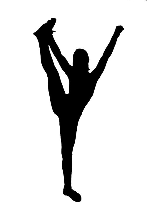 500x748 Gymnast Clipart
