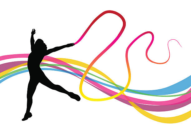 612x448 Gymnast Clipart Outline