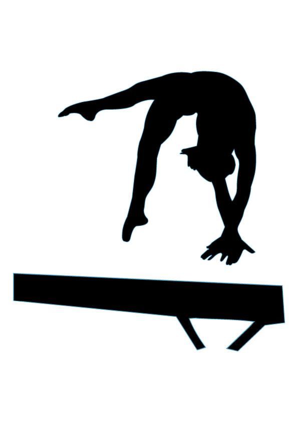 595x842 Gymnastics Silhouettes Images On Clip Art