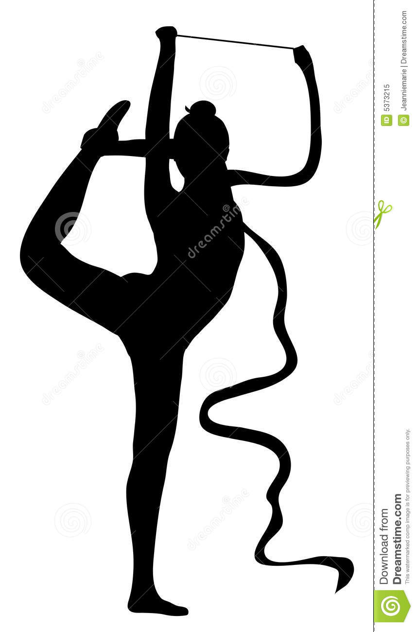 858x1300 Ribbon Gymnastics Clipart, Explore Pictures