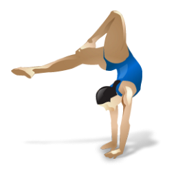 256x256 Ladies With Bows Gymnastics Clipart, Explore Pictures