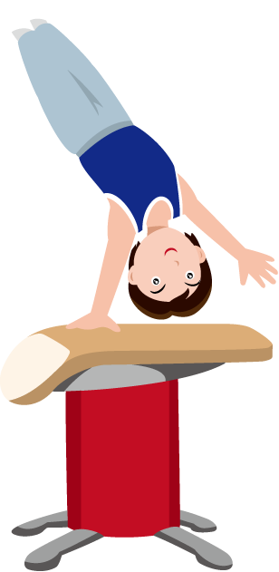 308x631 Gymnastics Clipart Vault