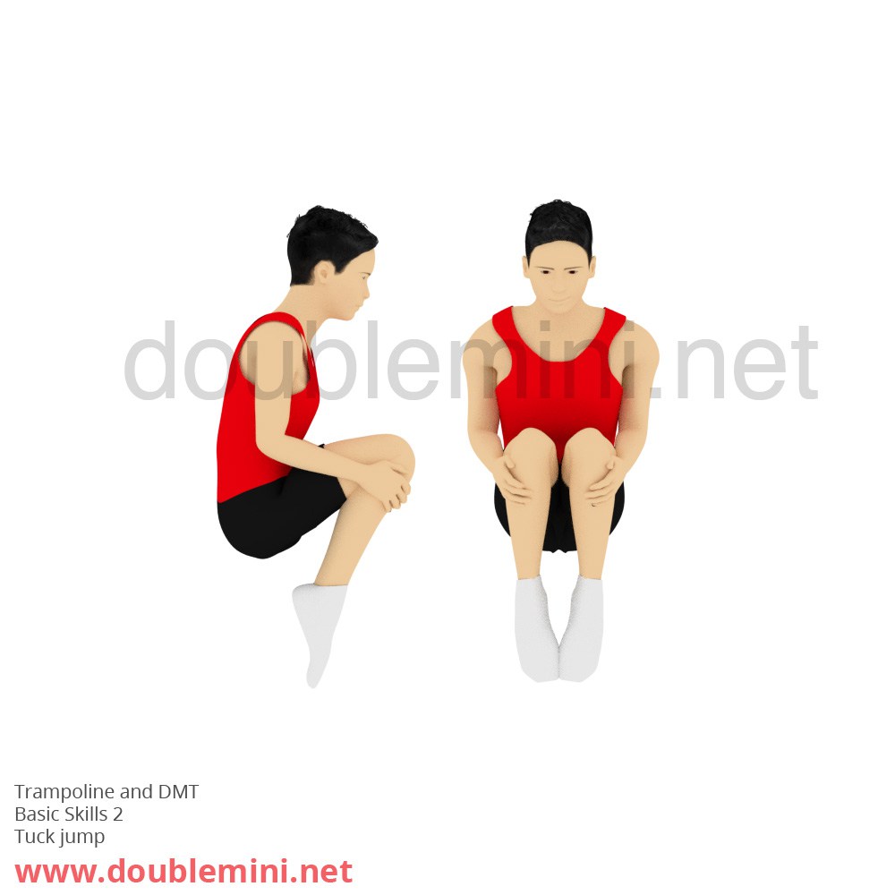 1000x1000 Gymnastics Clipart Tuck Jump