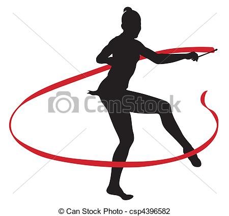 450x425 Ribbon Gymnastics Clipart, Explore Pictures