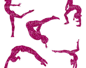 340x270 Gymnastics Clipart Black And White Clipart Panda
