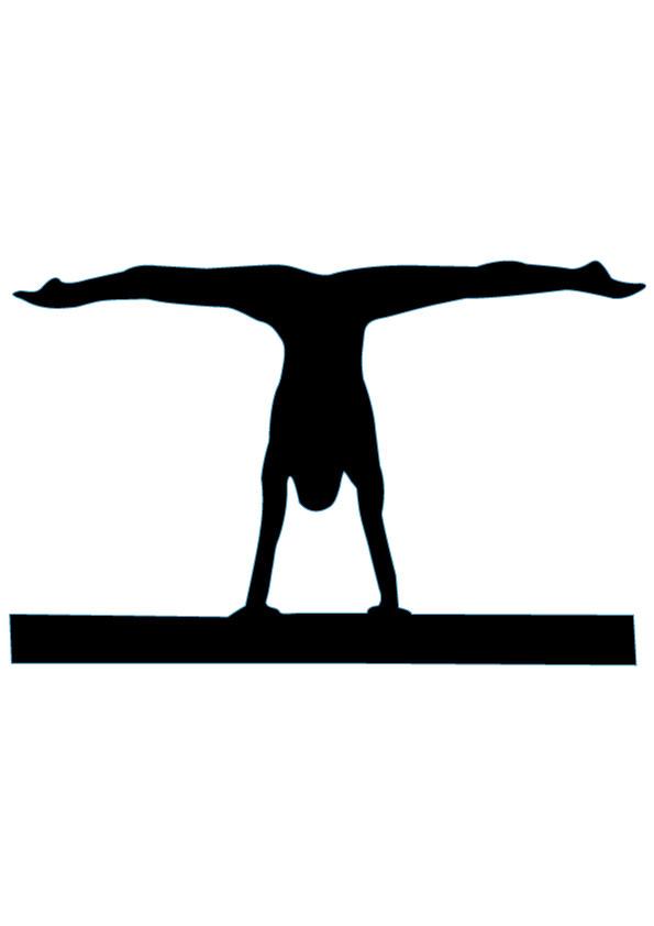 595x842 Gymnastics Silhouette