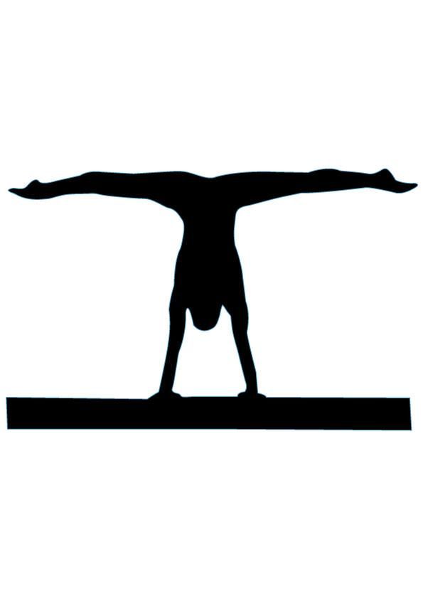 595x842 Gymnastics Clipart