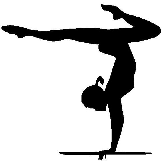 570x565 Gymnastics Clipart Gymnastics Split